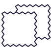 two fabric swatch icon