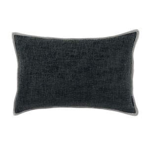 Casamance Cabourg Cushion  - Charcoal
