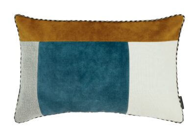 Pojagi Cushion – Topaz|Tobacco