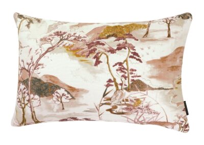 Matsu Lin Cushion – Terracotta