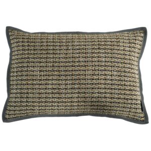 Casamance Effigie Cushion  - Khaki|Ochre