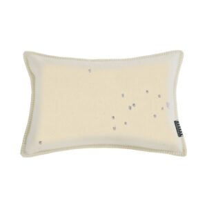 Casamance Alienor Cushion - Cream|Silver