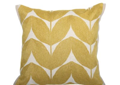 Herbes Folles Cushion – Mustard