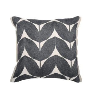 Casamance Herbes Folles Cushion - Anthracite
