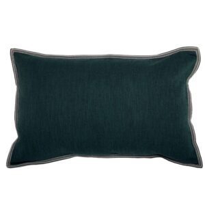 Casamance Guethary Cushion - Dark Teal