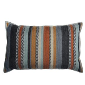 Casamance Costa Nova Cushion - Blue|Sienna