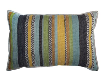 Costa Nova Cushion – Celadon|Mustard