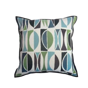 Casamance Amalfi Outdoor Cushion - Green|Turquoise