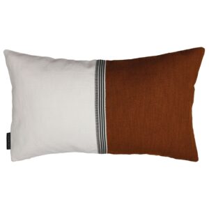 Casamance Rime Cushion - Sienna|Cream