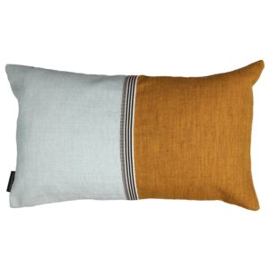 Casamance Rime Cushion - Ochre|Blue