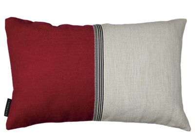 Rime Cushion – Garnet|Grey