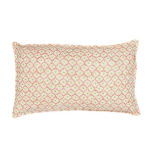Linwood Buttons Cushion - Pink Icing