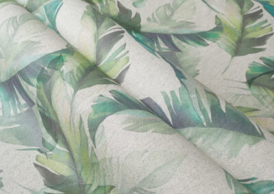Jungle Leaves Oilcloth