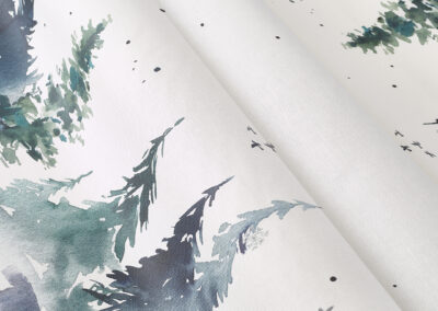 Forest Oilcloth – Green (Sample)