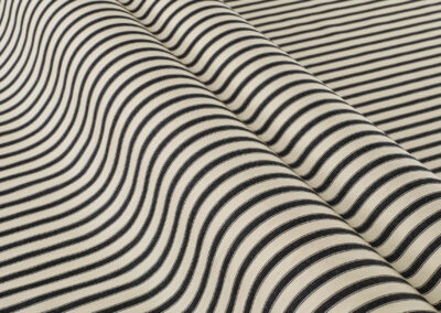 Ticking Fabric 01 – Black (Sample)