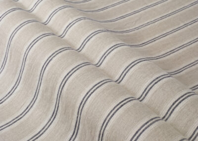 Rosenborg Linen Stripe – Dark Blue