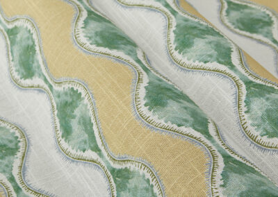 Sidonie Stripe II – Green|Yellow (Sample)