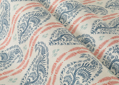Estella Stripe II – Indigo|Coral
