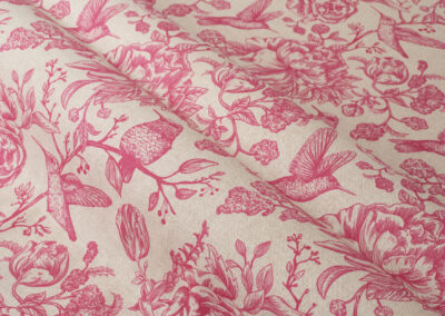 Hummingbird Garden – Cerise (Sample)