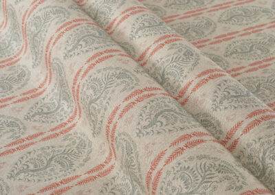 Estella Stripe III – Duck Egg|Coral