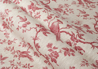 Anduze Linen – Red (Returnable Sample)