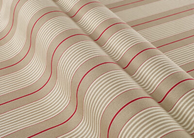 Fregate Ticking Stripe – Cerise (Returnable Sample)