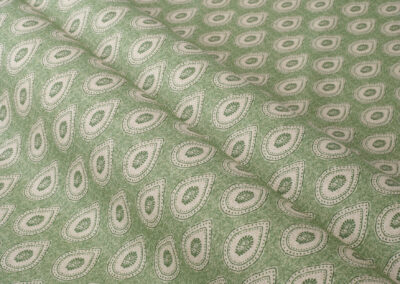 Aker Block Print – Sap Green (Sample)