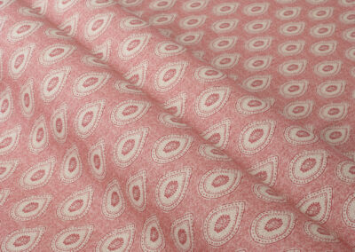 Aker Block Print – Soft Red (Sample)
