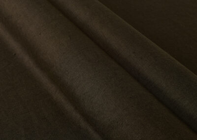 Plain Dyed Linen – Carob (Sample)