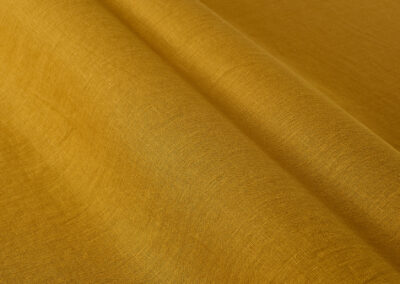 Plain Dyed Linen – Saffron (Sample)