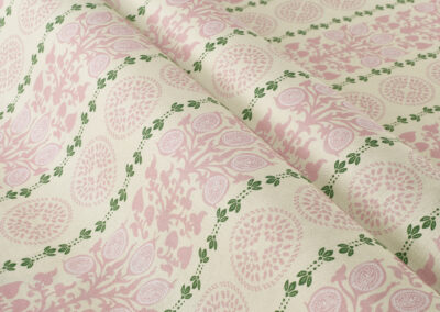 Upsala Stripe – Pink|Sap Green (Sample)