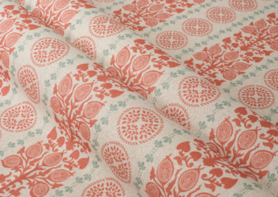 Upsala Stripe II – Coral|Eau De Nil