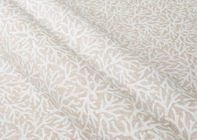 Corallium Reef Oilcloth – Sand (Sample)