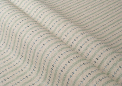 Anmer Leaf Stripe II – Eau De Nil|Indigo (Sample)