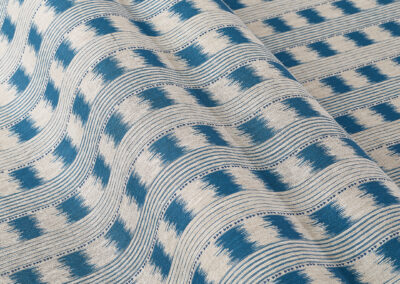 Ortiz Stripe Linen – Cobalt