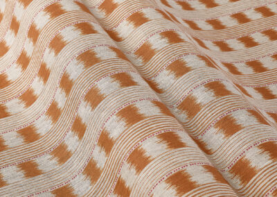 Ortiz Stripe Linen – Burnt Orange