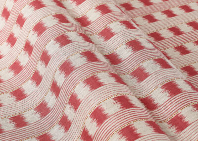 Ortiz Stripe Linen – Soft Red