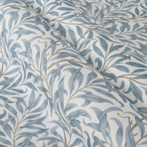 William Morris by Clarke & Clarke Willow Boughs Fabric - Mineral