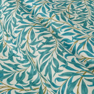 William Morris by Clarke & Clarke Willow Boughs Fabric - Teal